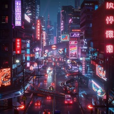 Neon Groove! A Rhythmic Journey Through Urban Landscapes and Electrifying Beats